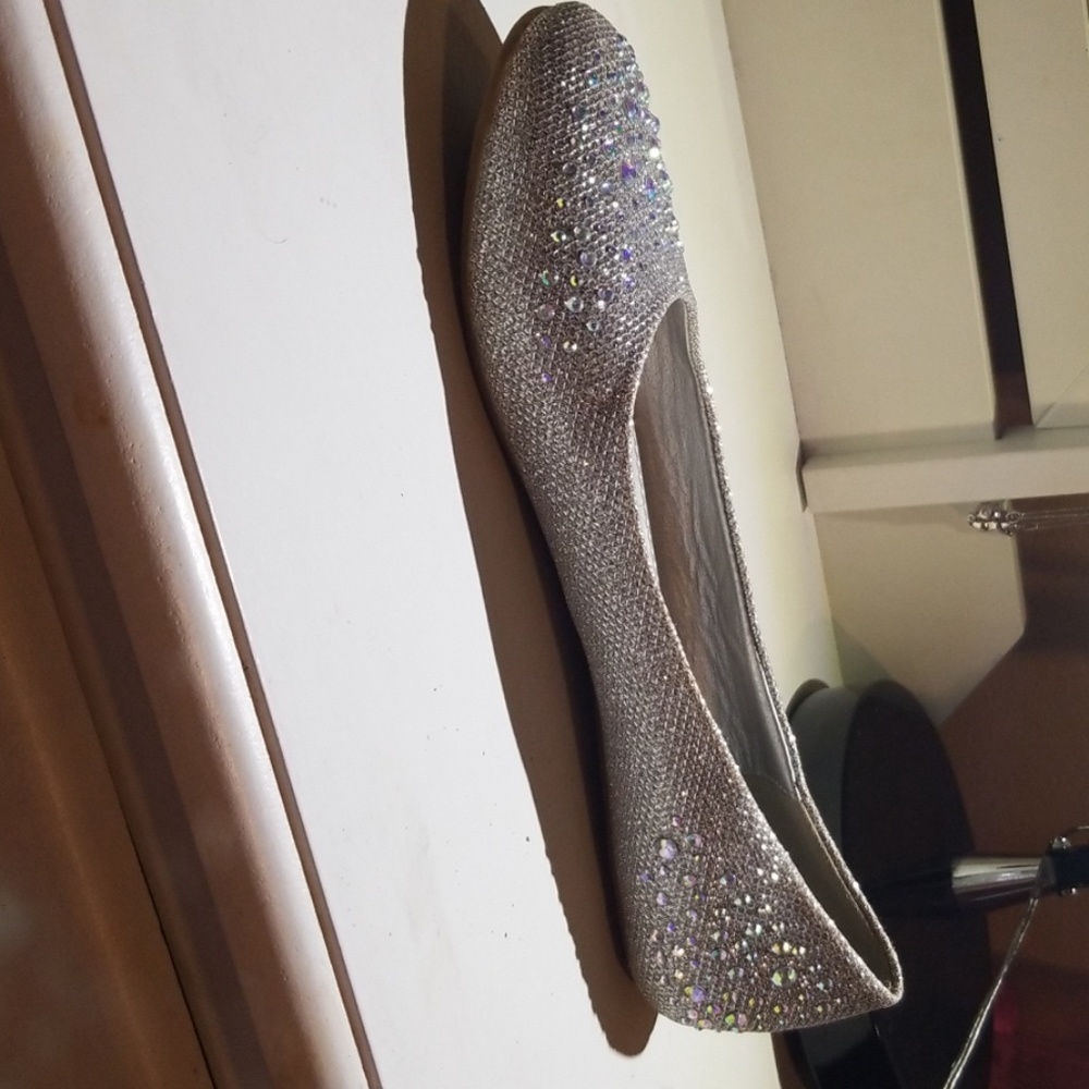 Sparkly flats